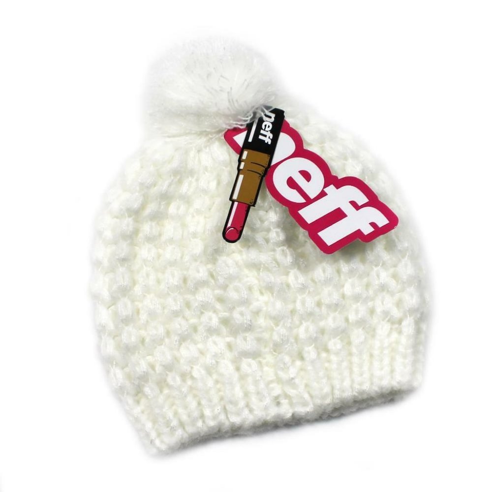 Neff Headwear Jillian White Pom Women's Beanie